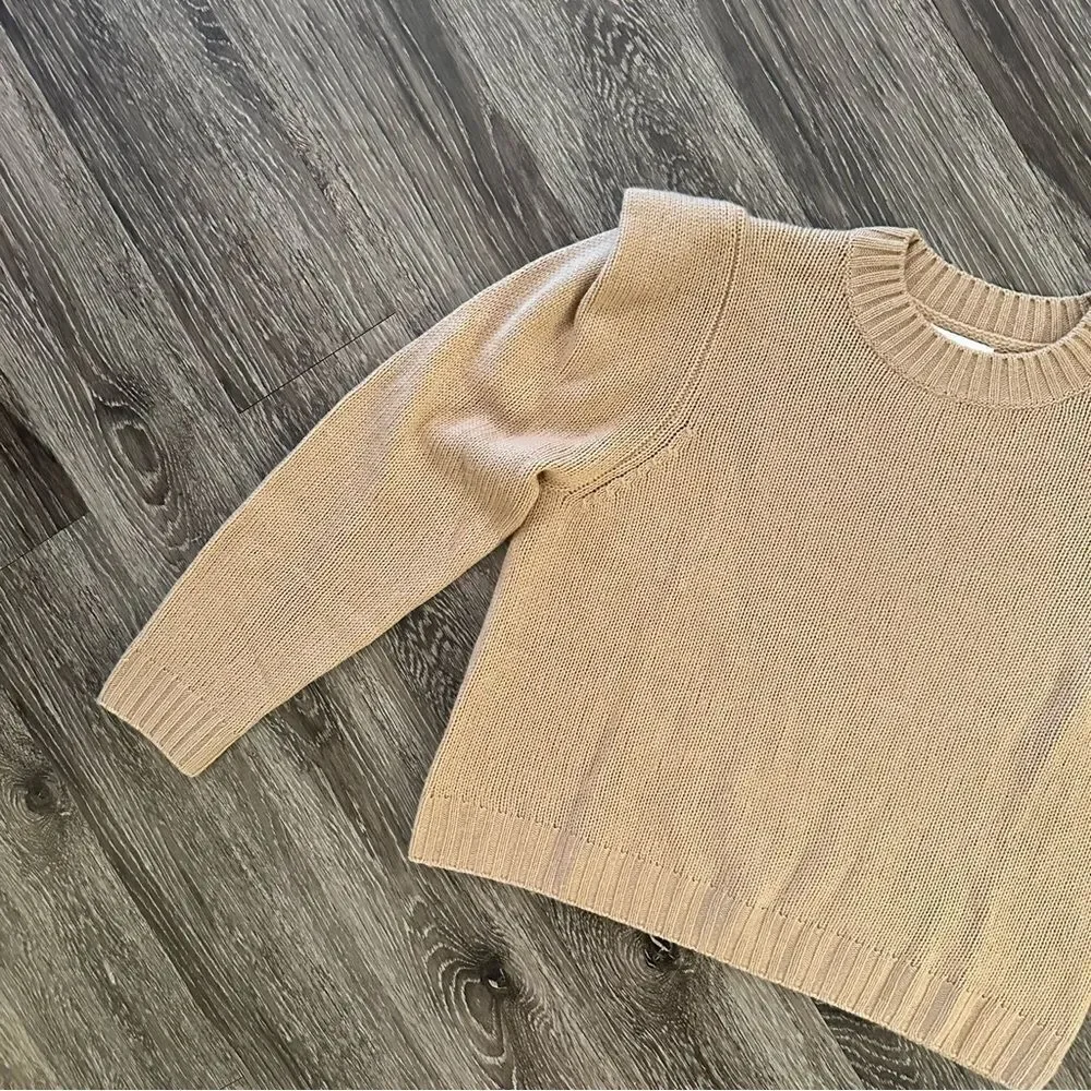 Naadam structured shoulder sweater
